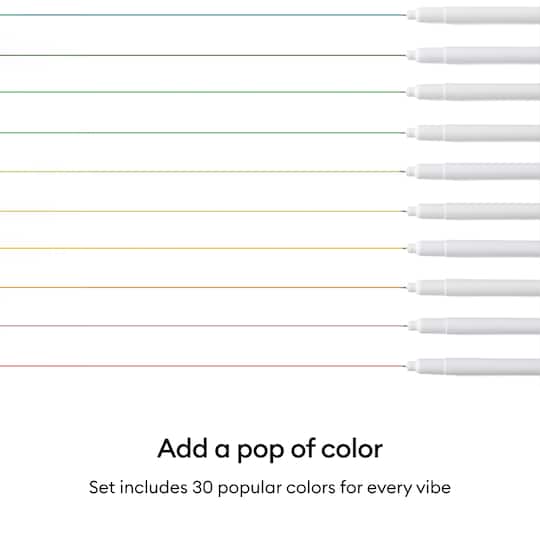 Cricut® 0.4mm Fine Point Pens Ultimate Sampler Set + Adapter
